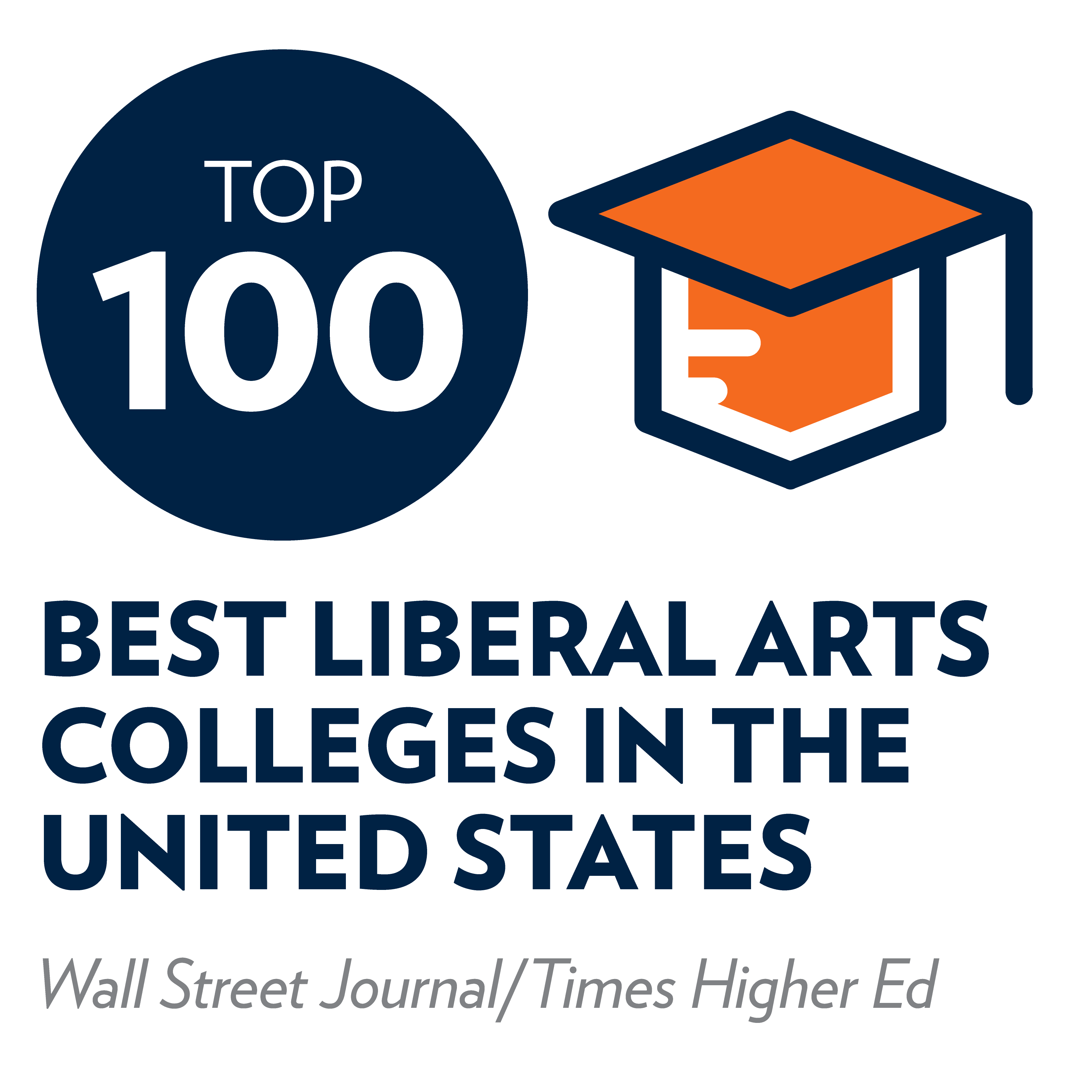 hope is listed in wall street journal's 100 best liberal arts colleges