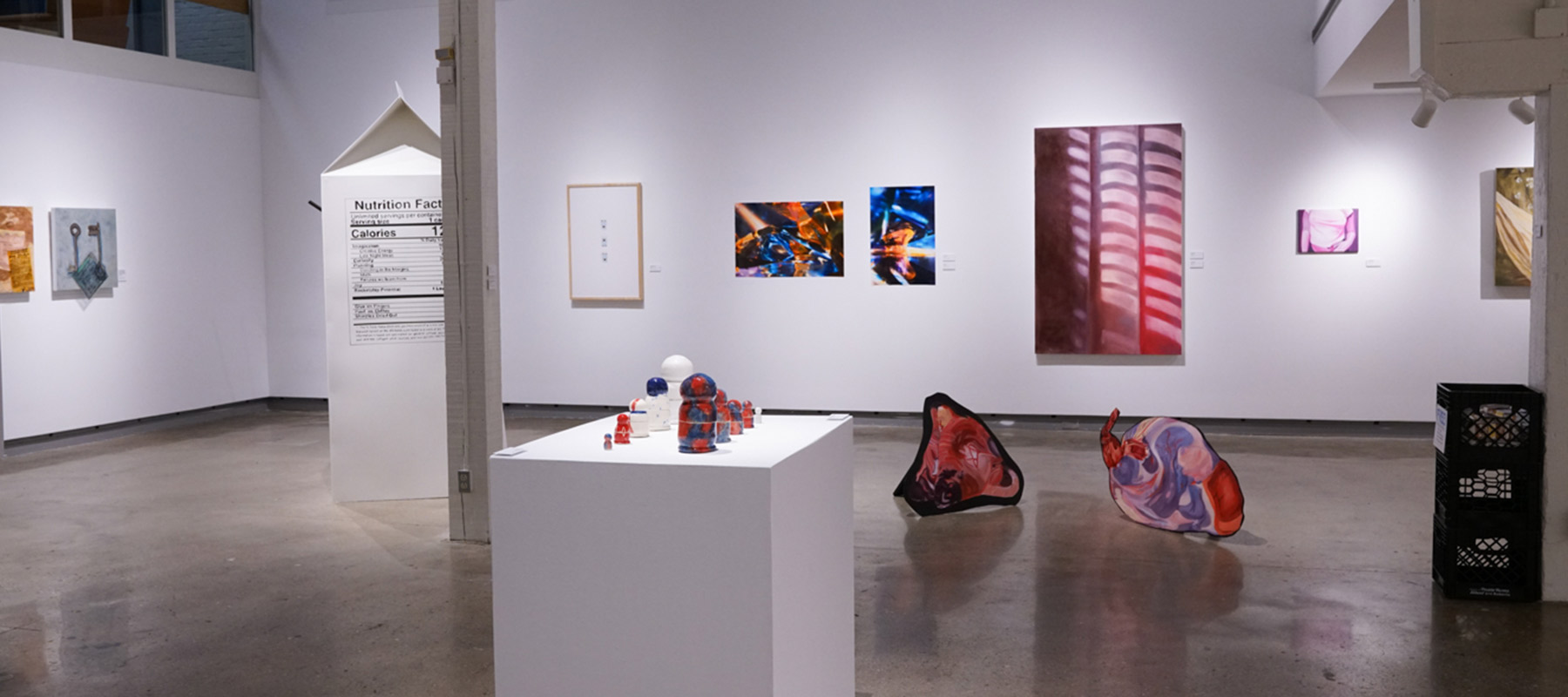 gallery full of artwork