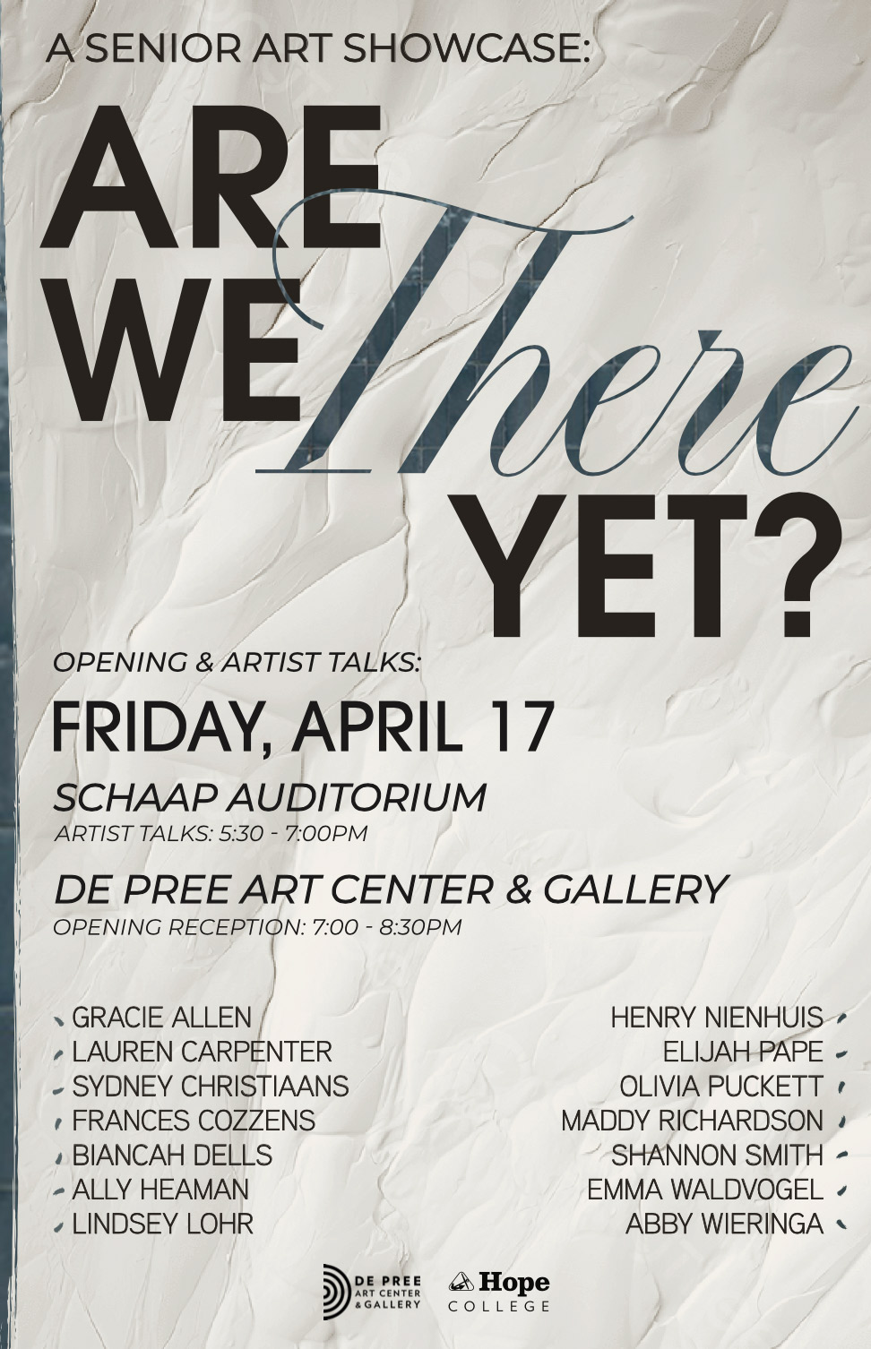 
							Portrait of Senior Show: Are We There Yet?