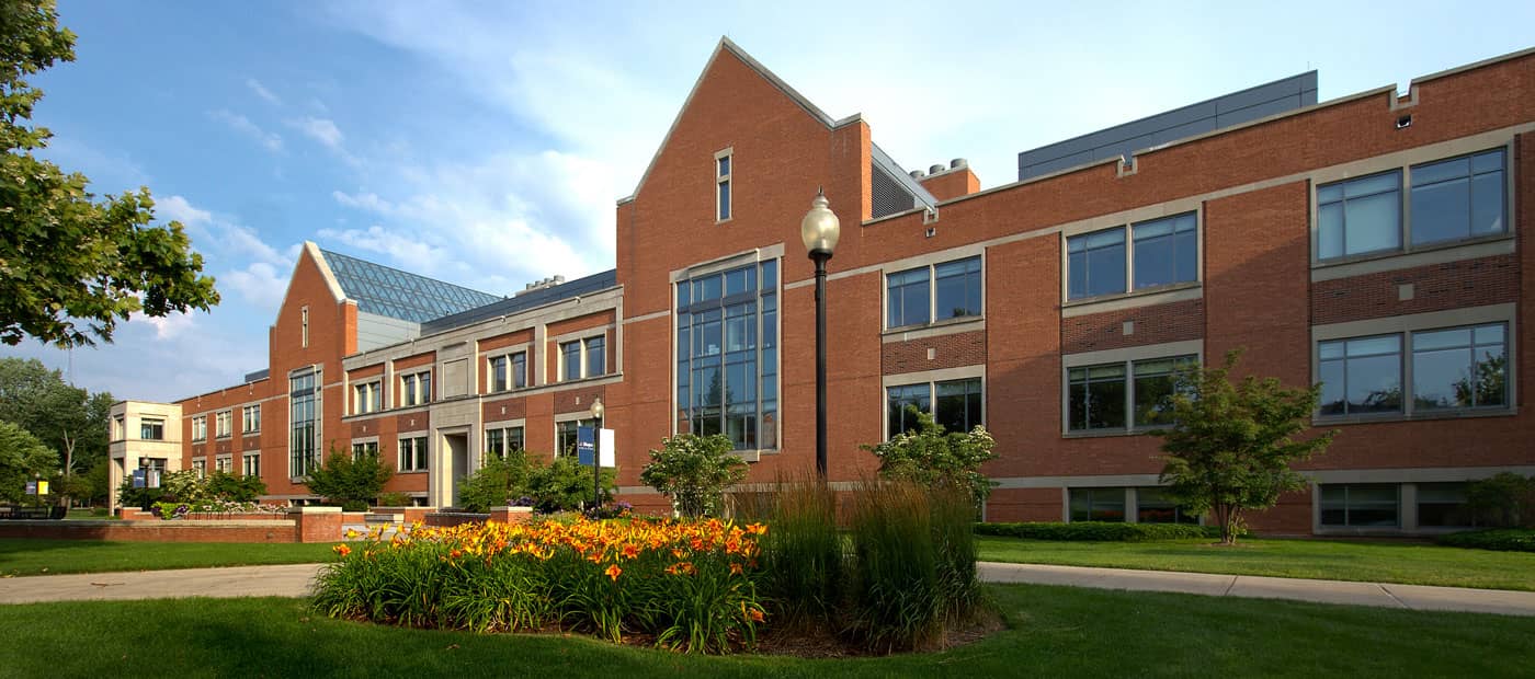 Exterior of the A. Paul Schaap Science Center