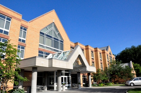 Haworth Hotel on Hope College's campus.