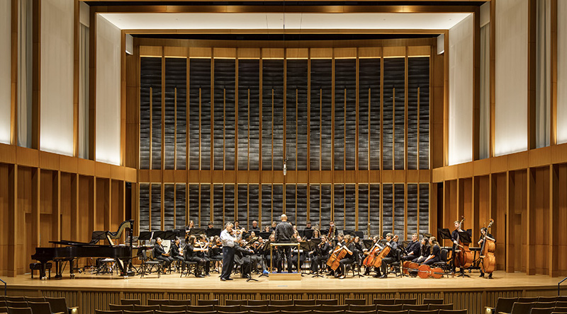 Orchestra Rehearsal in Hall