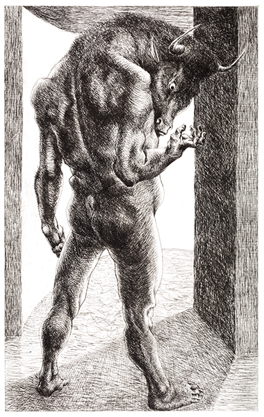 "Minotaur Risen" by Michael Ayrton