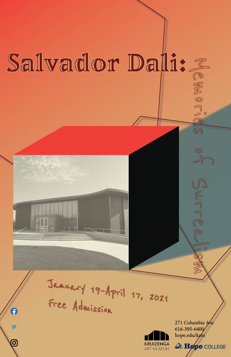 Salvador Dali: Memories of Surrealism exhibition poster