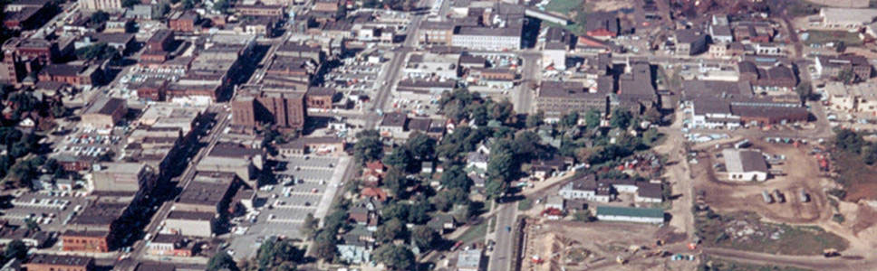 Aerial view of Holland, Michigan