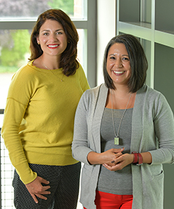 Dr. Emilie Dykstra Goris and Dr. Anita Esquerra-Zwiers