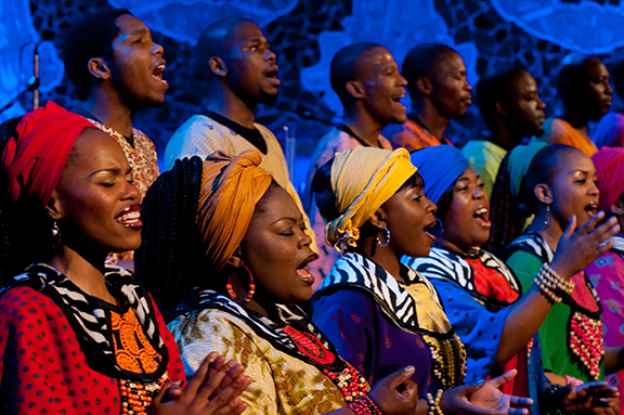Soweto Gospel Choir performing in 2016