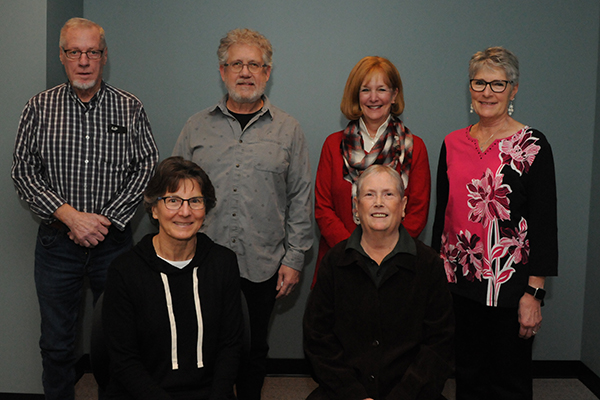 Pictured from left to right are: (Front Row) Chris Wennersten, Cheryl Shea; (Back Row) Ken Hough, David James, Liz Colburn, Sue Volkers