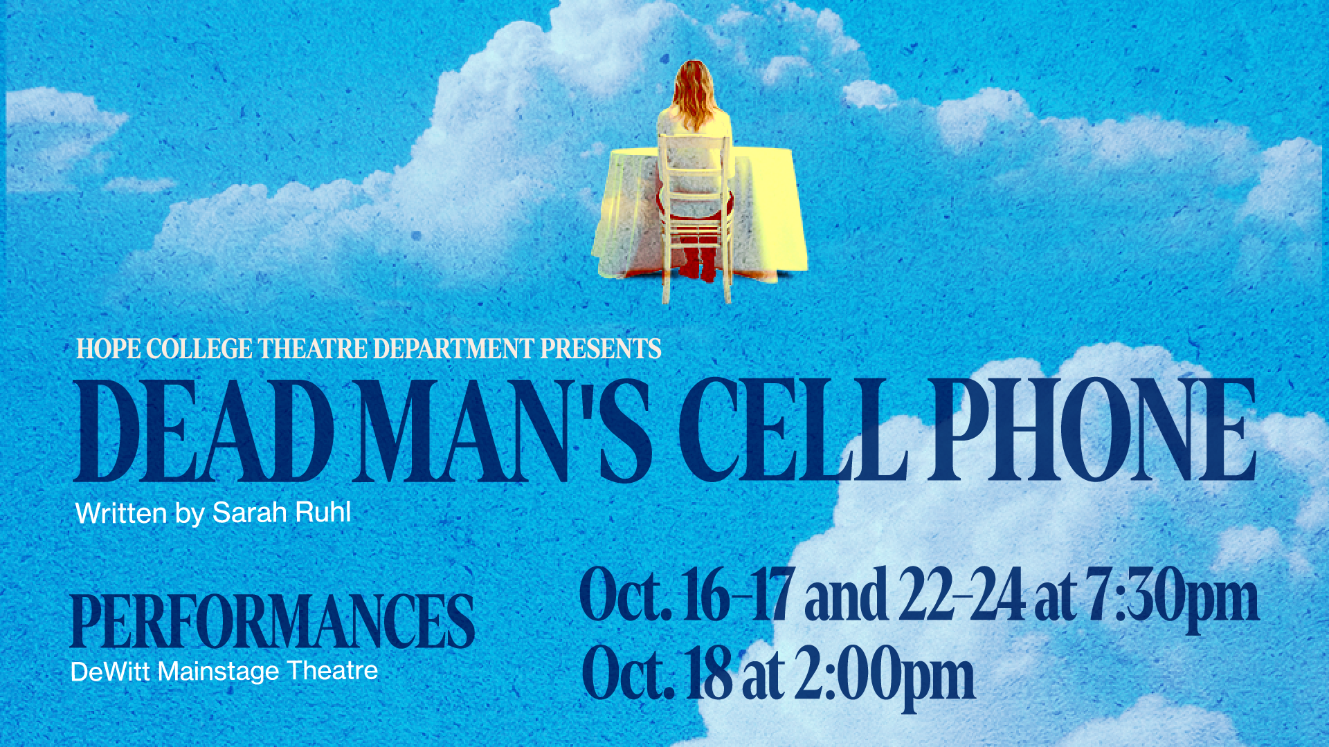Hope College Department of Theatre to Produce “Dead Man’s Cell Phone”