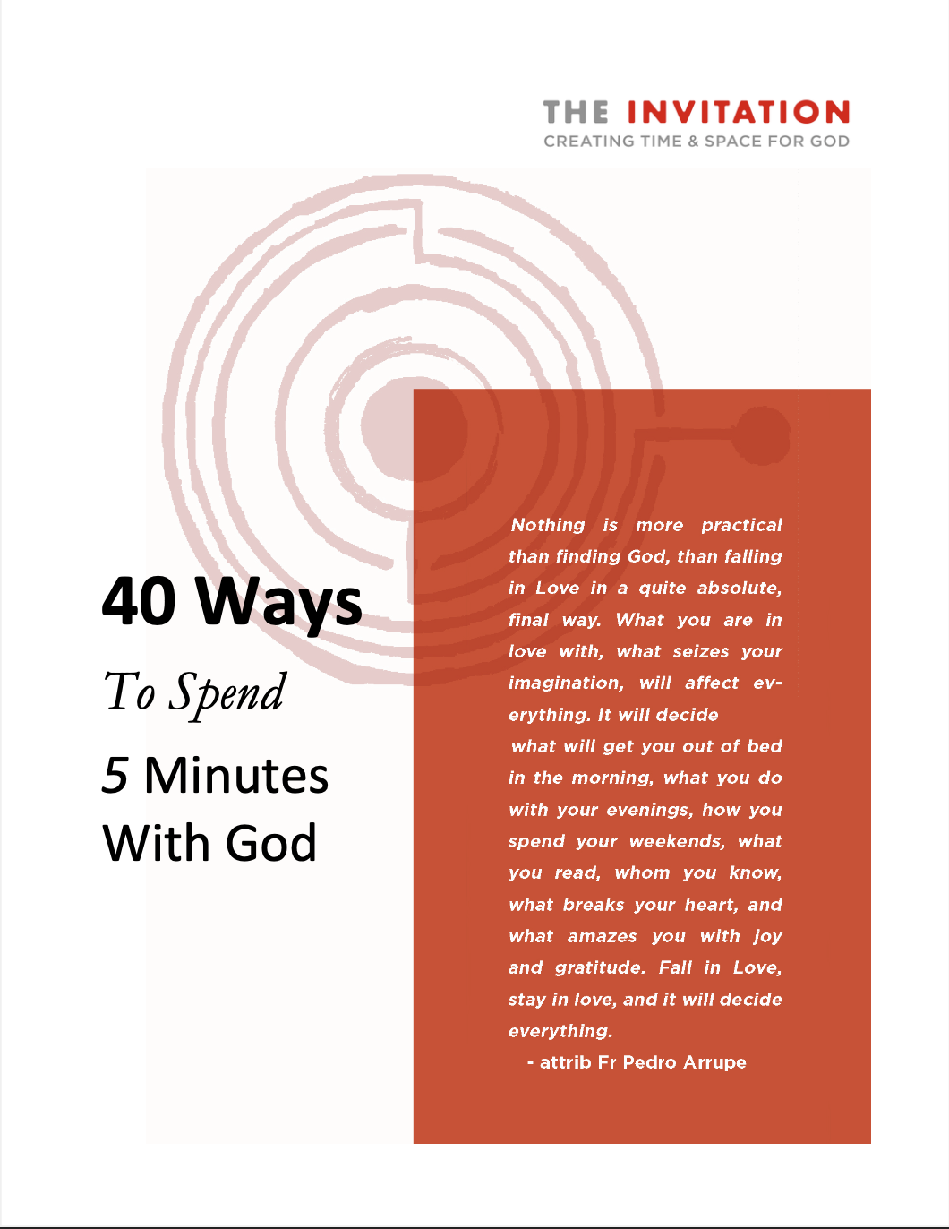 Cover Image: 40 Ways to Spend 5 Minutes with God