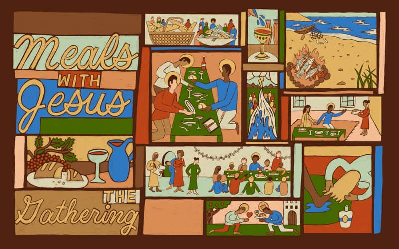 Meals with Jesus graphic