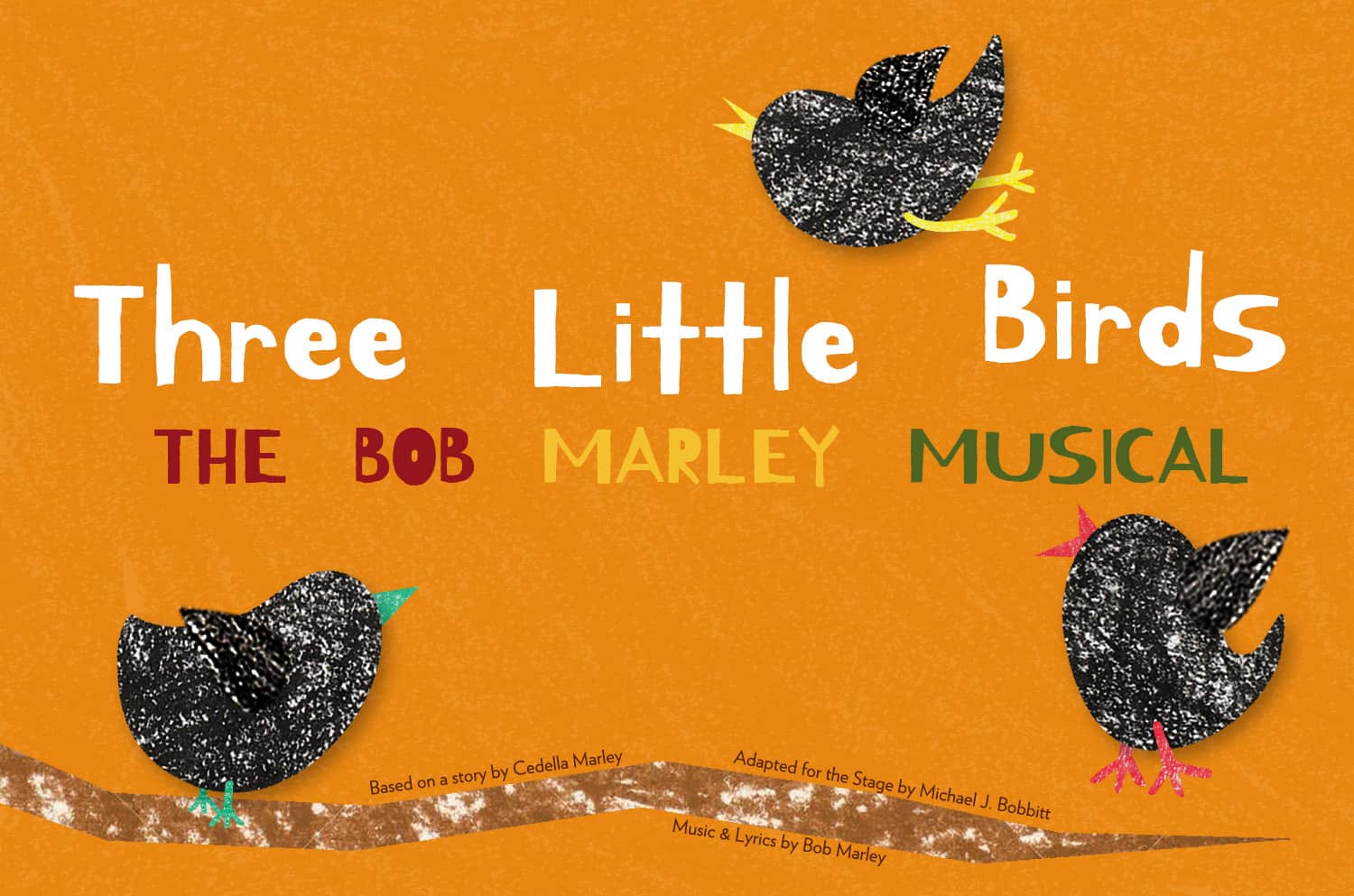 Three Little Birds show poster