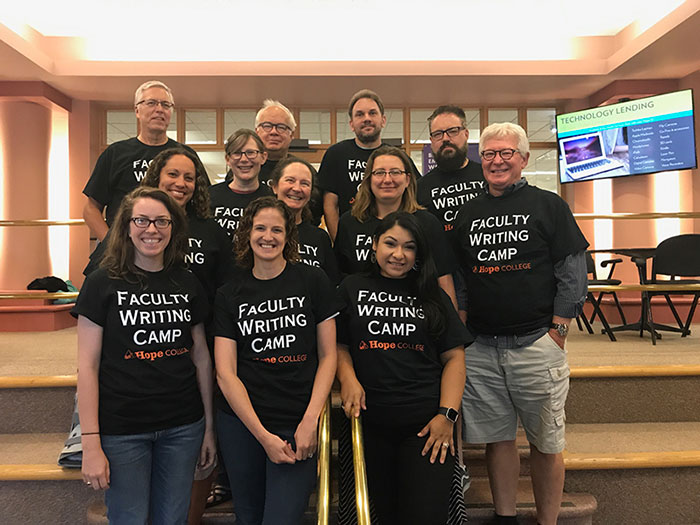 Participants in Faculty Writing Camp 2017