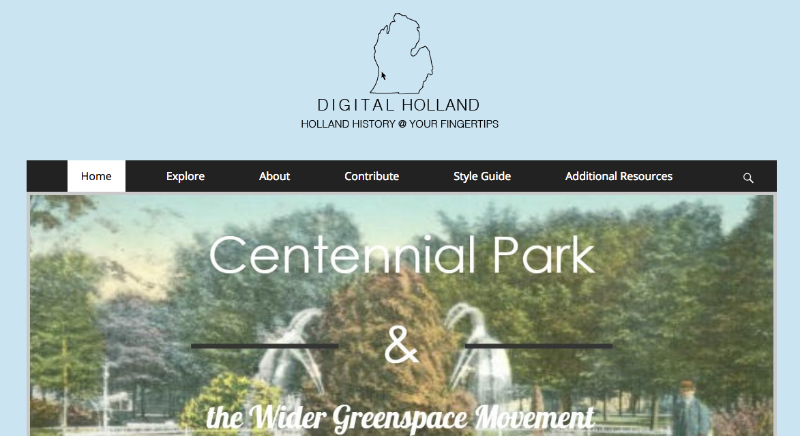 Digital Holland website