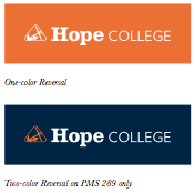 hope college logo reversal