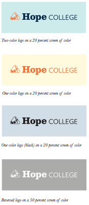 hope college logos for screens