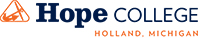 Hope College - All orange vertical logo