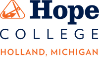 Hope College - All black vertical logo