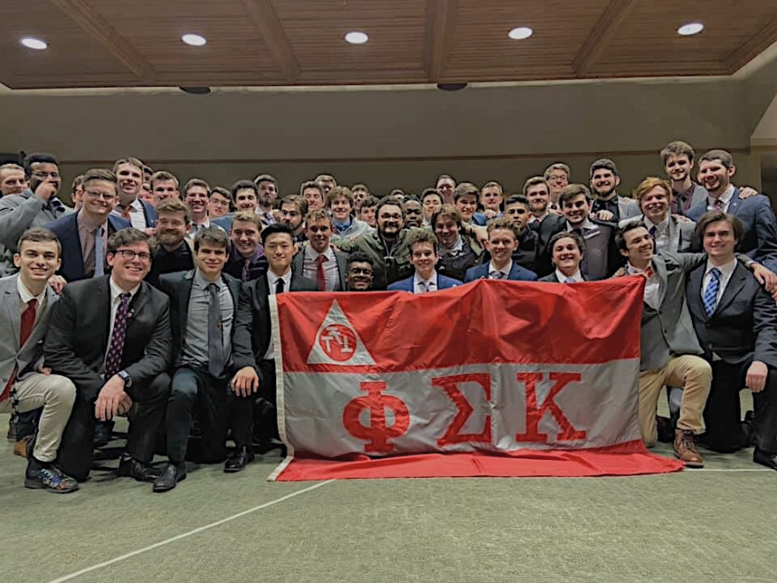 The men of the Phi Sigma Kappa chapter